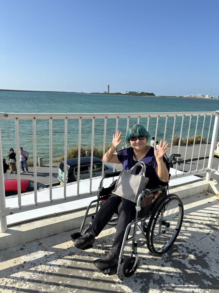 沖縄 瀬長島 車いす